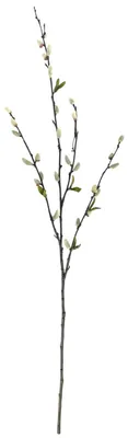 Produktbild von Künstlicher Weidenkätzchen-Zweig 84cm. Frühlingsdeko Palmkätzchen