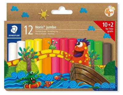 Immagine prodotto di STAEDTLER® 842 C12 Plastilina Noris Jumbo C12