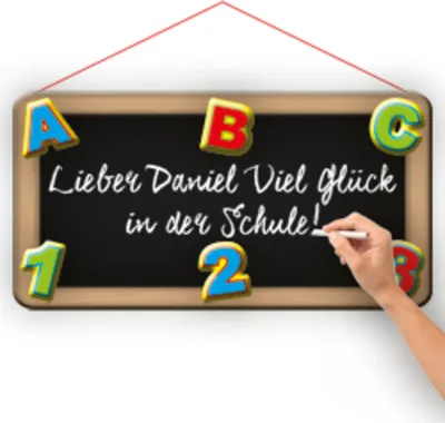 Produktbild von Folat Einschulung ABC Türschild