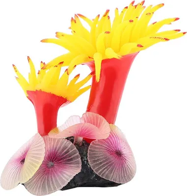 Produktbild von Aquarium Silikon Korallen Beton Basis Simulation Pflanze Dekoration Aquarium Ornamente