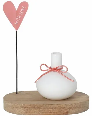 Produktbild von Räder Design Vase Geburtstagsgruß With Love 9,4x5,9x11,9cm