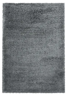 Produktbild von Hochflor Teppich Francesca Läufer, Farbe: Hellgrau, Größe:80x150 cm