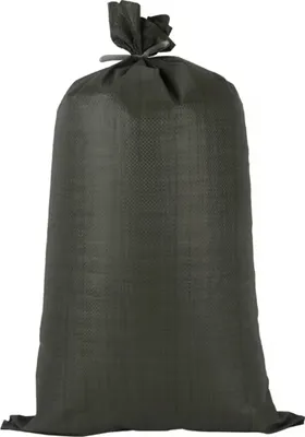 Produktbild von MIKONI Gewebesäcke | 10 Stück | 50x80 cm | Schwarz | PP Transportsäcke Gewebesack Getreidesäcke Laubsack Sandsäcke Hochwassersäcke Transportsack