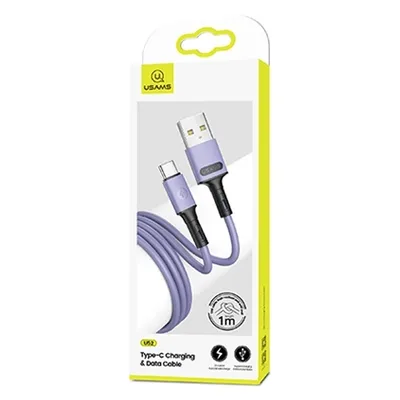 Zdjęcie produktu dla Kabel USAMS U52 USB-C 1m 2A purpurowy