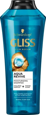 Zdjęcie produktu dla Schwarzkopf Gliss Szampon Do Włosów Aqua Revive 400 ml