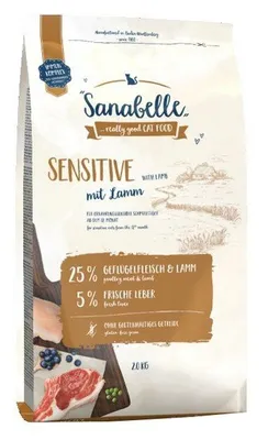 Produktbild von Sanabelle Adult Sensitive z jagnięciną 10kg