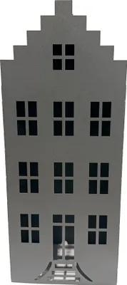 Produktbild von Laterne Haus Led Kerze Laterne Klein 33 Cm Anthrazit Laterne