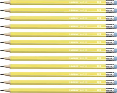 Obrázok produktu pre STABILO pencil 160, HB, Žltá, Šesťhranný, Škola, 2,2 mm, 47 mm