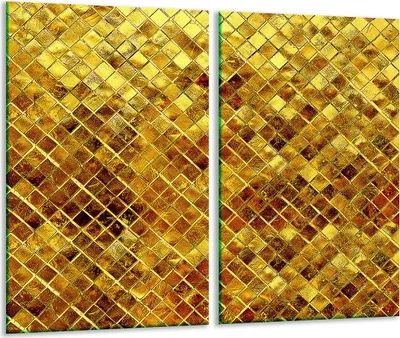 Produktbild von Herdabdeckplatten 2 teilig 30x52 Glaskeramikkochfeld Abdeckung Glas Mosaik
