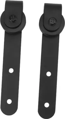 Imagen del producto de Kit de rodillos deslizantes para puertas de armarios, kit de ruedas para puertas de armarios, sistema de poleas para puertas de armarios deslizantes, kit de ruedas deslizantes para puertas, kit de herrajes para puertas deslizantes, kit de herrajes para puertas de armarios