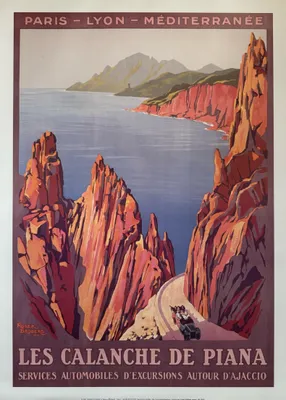 Productafbeelding van Les Calanche de Piana - Roger Broders - Poster/Affiche, 50x70 cm