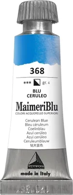 Image de Maimeri Blu Aquarelle Bleu céruléen 368 12 ml 1 pc