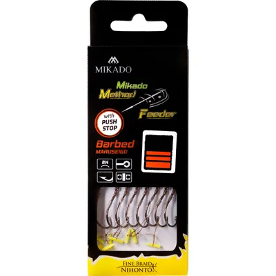 Obrázek produktu pro Mikado Method Feeder Rig Pushstop Braid Velikost 12