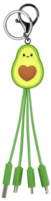 Produktbild von 6-in-1 Ladekabel Anhänger - Link up Avocado