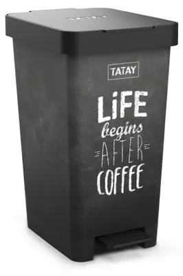 Immagine prodotto di TATAY: Contenitore per rifiuti intelligente, robusto, in plastica, con un design compatto e funzionale