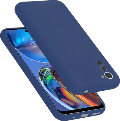 Zdjęcie produktu dla Etui ochronne Cadorabo do Motorola MOTO E32 4G / E32S w kolorze niebieskim Etui na telefon komórkowy Pokrowiec TPU Etui