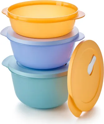 Produktbild von Tupperware Aufwärmbehälter mit Dampfauslass MicroTup Medium Bowl Set Schüssel