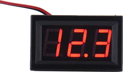 Produktbild von DC 3,2-30 V Zweidraht Voltmeter LED-Panel Digitale Anzeigespannungsmessgerät-Rot