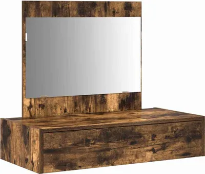 Produktbild von vidaXL Schminktisch mit Schubladen Braun 83 x 40 x 70 cm Holzwerkstoff