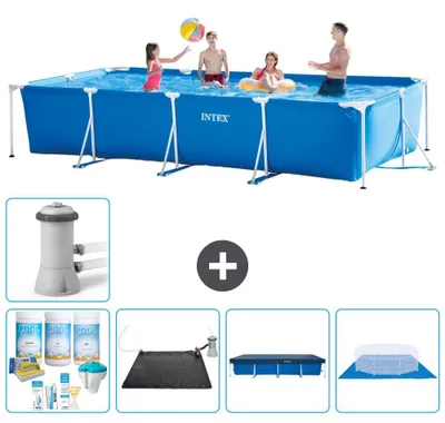 Produktbild von Rechteckiger Frame Pool - 450x220x84 cm - 6-teilig S21131
