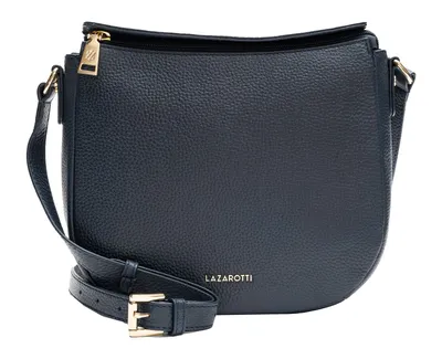 Produktbild von Lazarotti Leder Umhängetasche Schultertasche Bologna Leather Nola-13 Navy dunkelblau