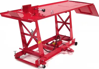 Produktbild von Motorradhebebühne pneumatisch Motorradheber 450kg Hebebühne 66152