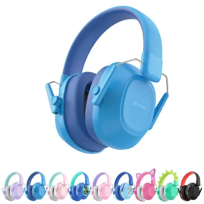 Produktbild von Gehörschutz Kinder SNR 29 dB, Lärmschutz Kopfhörer für Autismus, Sensorische Hilfe, Ohrenschützer Kinder, Komfortabel, Zusammenklappbar, BPA-frei
