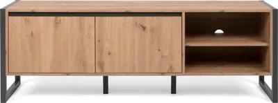 Zdjęcie produktu dla Stojak pod TV DENVER z 2 drzwiami i 2 półkami, szerokość 160 cm