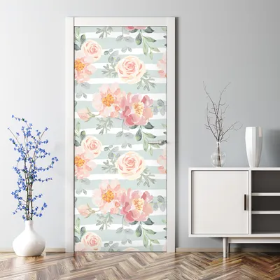 Produktbild von Dekorative Klebefolie selbstklebend Tapete Türposter dekoration Palmblätter 70 x 200 cm