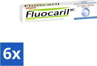 Image de Fluocaril dentifrice au fluor (75 ml) - Pack avantage - 6 pièces