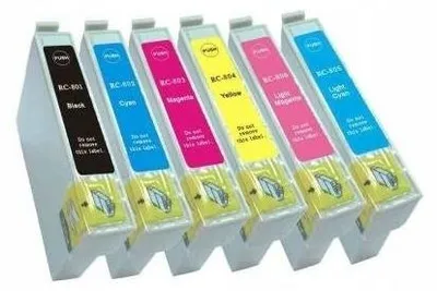 Produktbild von VipToner T0801-T0806 6er Set Tintenpatronen für Epson