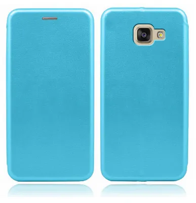 Produktbild von Handy Schutz Hülle für Samsung Galaxy A5 2016 Handytasche mit Magnetdeckel Kartenfach und Standfunktion Klapphülle Etui Türkis