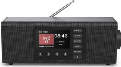 Produktbild von Hama DR2002 Digitalradio Radiowecker DAB+/FM Bluetooth