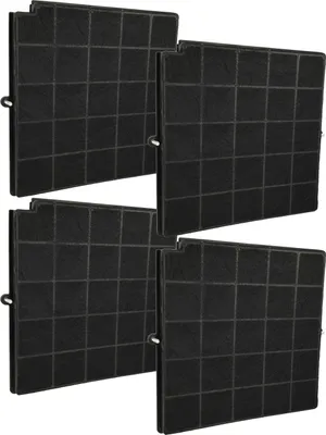 Produktbild von vhbw 4x Aktivkohlefilter Ersatz für Bauknecht C00411009, 482000008330 für Dunstabzugshaube