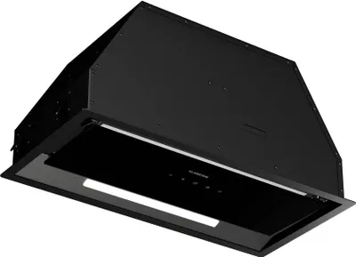 Produktbild von Klarstein Ventimate digestoř, 60 cm digestoř s dotykovým ovládacím panelem, průtok vzduchu 390 m³/h, energetická účinnost A+, tichý DC motor, LED osvětlení, uhlíkový filtr pro recirkulaci, černá barva