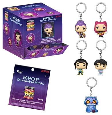 Produktbild von KPop Demon Hunters Mystery Pop! Schlüsselanhänger Serie 1