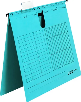 Produktbild von Falken Hängehefter 11287885 kaufm. Heftung blau 5 St./Pack.