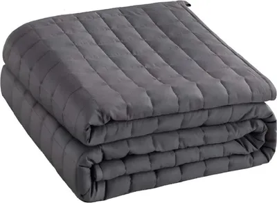 Productafbeelding van Ruhhy 19532 Antistress-gewichtsdeken 8 kg, 150 x 200 cm, grijs