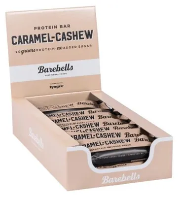 Image de Barres protéinées - Barebells - Boîte Barebells barre protéinée (12X55g) - Saveur Caramel Cashew