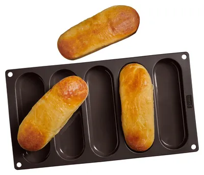 Obrázek produktu pro Forma na 5 hot dogů, 29,5 x 16 cm, hnědá FlexiForm / Lurch