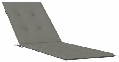 Produktbild von vidaXL Liegestuhl-Auflage Melange Dunkelgrau (75+105) x 50 x 4 cm Stoff