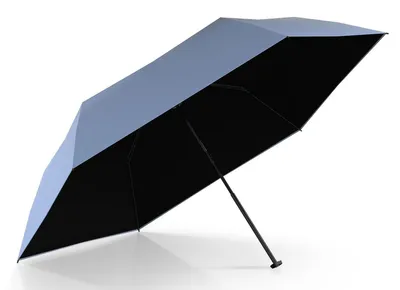 Produktbild von Knirps Taschenregenschirm Regenschirm US.050 Ultra Light Slim Manual Heatshield Fashion Malibu / Black hellblau