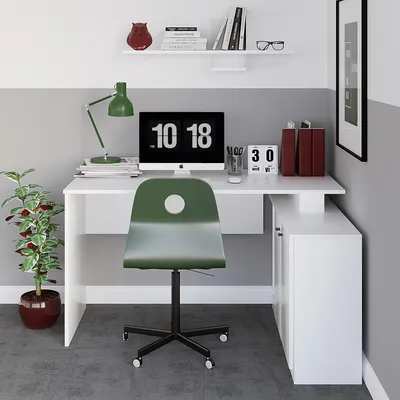 Obrázok produktu pre Skye Decor, PC stolík - Bashka (biela)