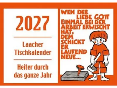 Image de Calendrier de bureau Laacher : Un an joyeux en 2027