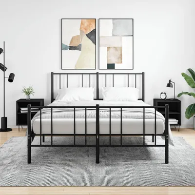 Obrázok produktu pre vidaXL Nočné stolíky 2 ks čierne 40x30x50 cm Drevo Materiál