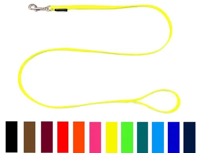 Produktbild von Biothane Hundeleine für kleine Hunde, 9mm, 0,3m - 3m (1,5m ohne Handschlaufe, Schwarz)