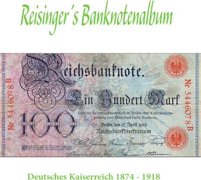 Produktbild von Reisinger's Banknotenalbum