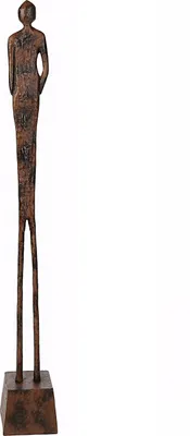 Produktbild von Gilde Skulptur, "Augusto", Männermotiv, Aluminium, braun, Polyurethan1, L. 15 cm, B. 15 cm, H. 119 cm 15816