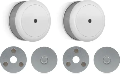 Produktbild von 2er Rauchmelder mini Set mit Magnetbefestigung