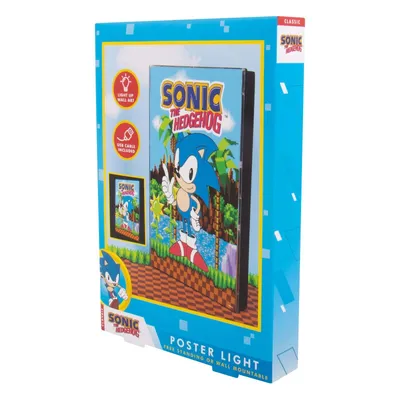 Produktbild von Fizz Creations Sonic Poster Light, 1 Stück(e), Sonic, Rechteck, Junge/Mädchen, Mehrfarbig, Drinnen